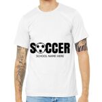 Unisex Heather CVC Short Sleeve Bella+Canvas Tee 3001CVC Thumbnail