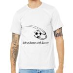 Unisex Heather CVC Short Sleeve Bella+Canvas Tee 3001CVC Thumbnail