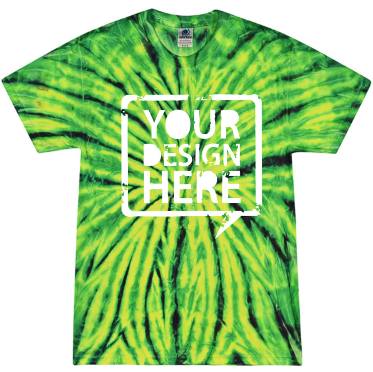 Classic Tie Dye T-Shirt  Custom Spiral & Spider Tie Dye Shirts